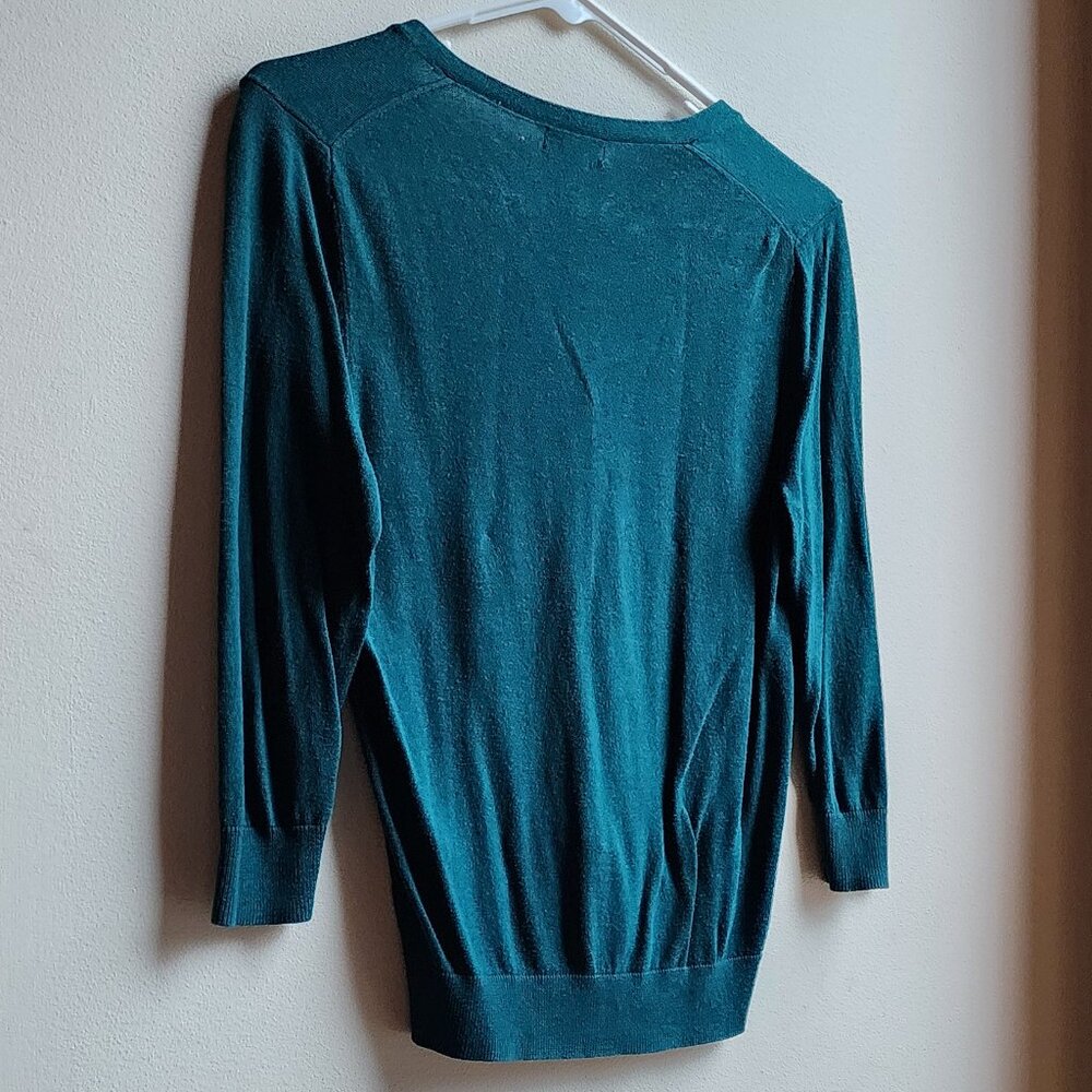 Old Navy Turquoise Button Down Cardigan Size Petite Small - Picture 10 of 12